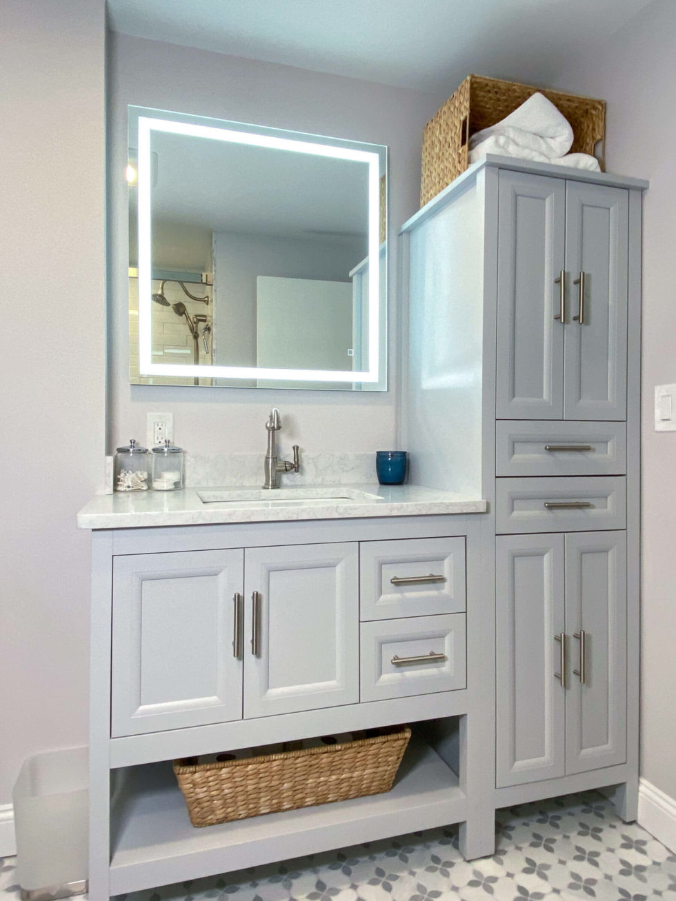 Stoneham Family Bathroom Remodel | McGuire + Co. Kitchen & Bath