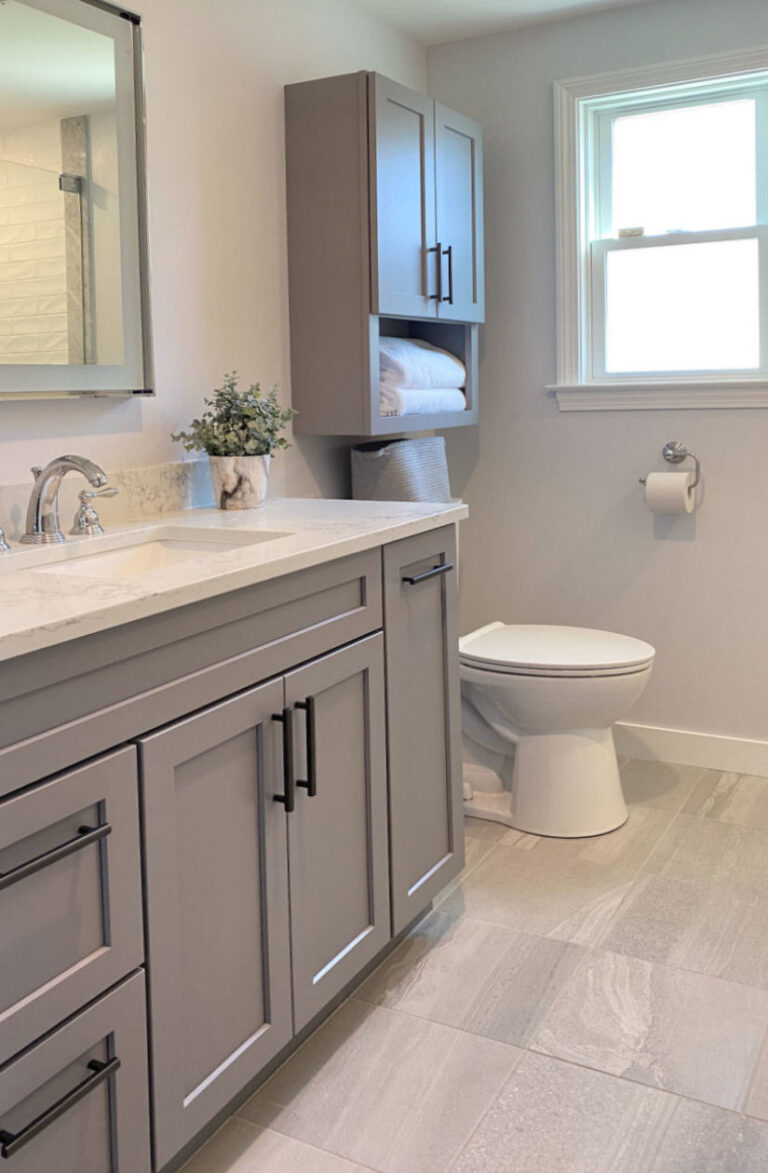 Expanded Bathroom in Melrose | McGuire + Co. Kitchen & Bath