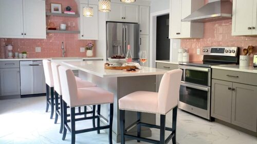 Not Your Grandmother’s Pink Kitchen