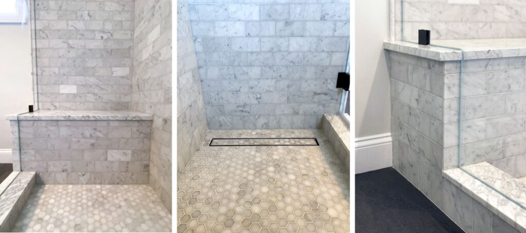 Melrose Marble Bathroom Remodel Custom Shower