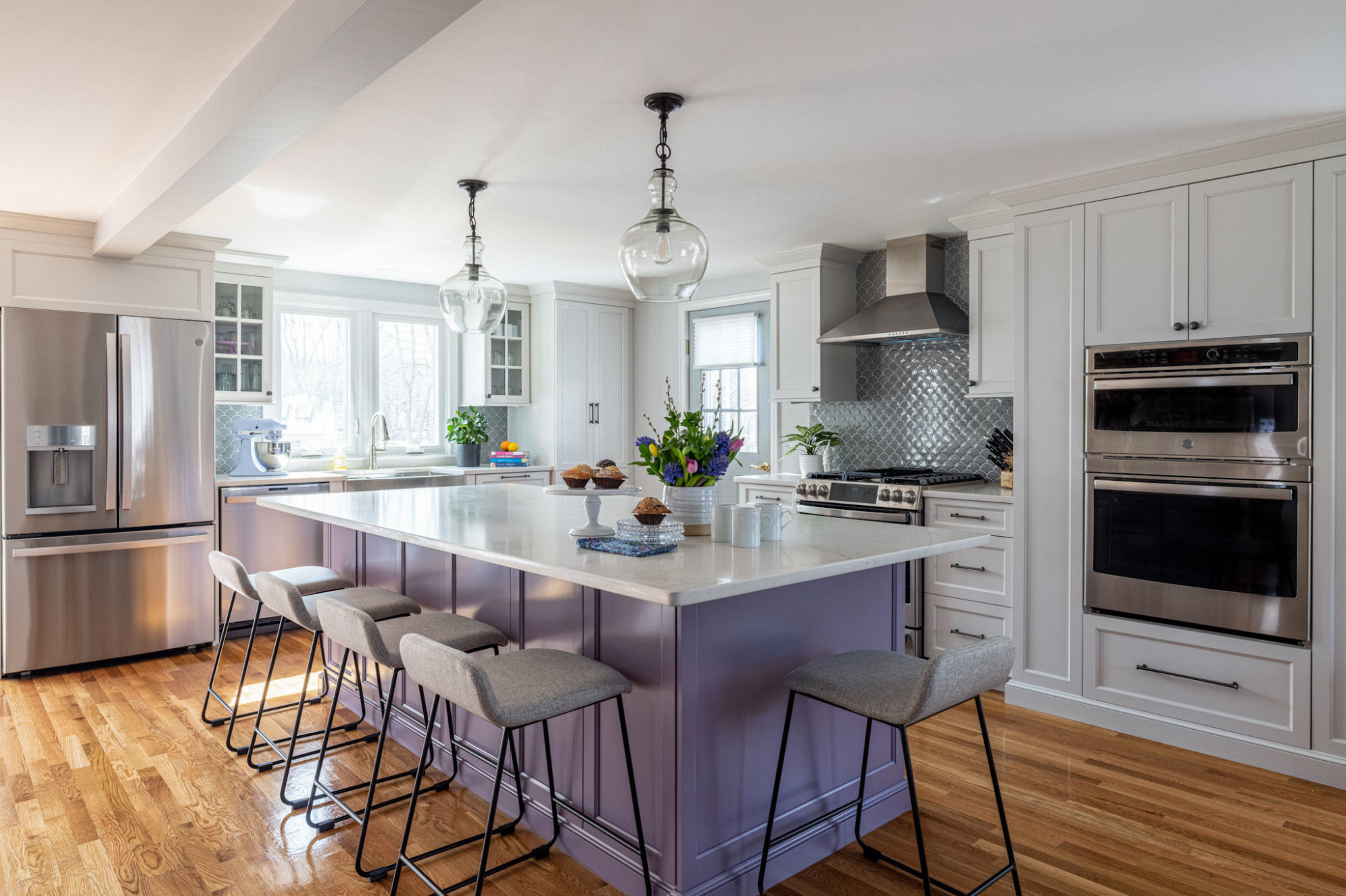 Lavender Kitchen Remodel McGuire Kitchen Bath