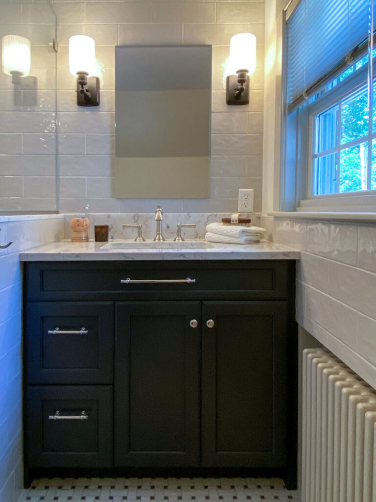 Melrose Bathroom Remodel - Project Elegant Escape Bath Vanity