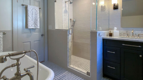 Warm and Elegant Bathroom Escape in Melrose