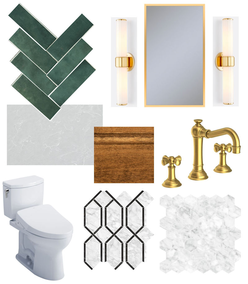 Medford Primary bathroom material selection