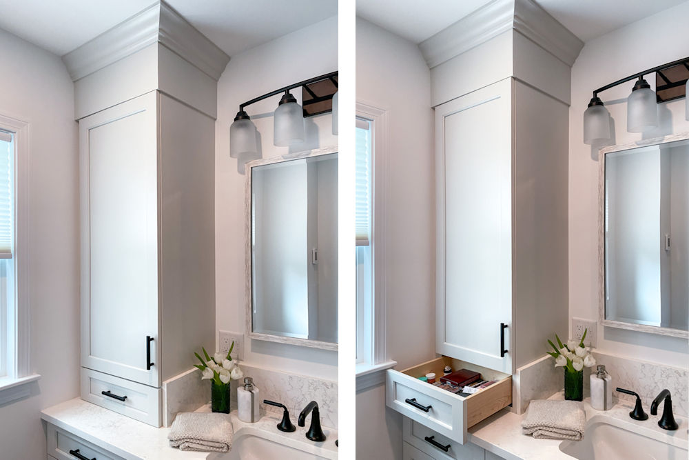 Melrose bathroom remodeling - McGuire + Co. Kitchen & Bath