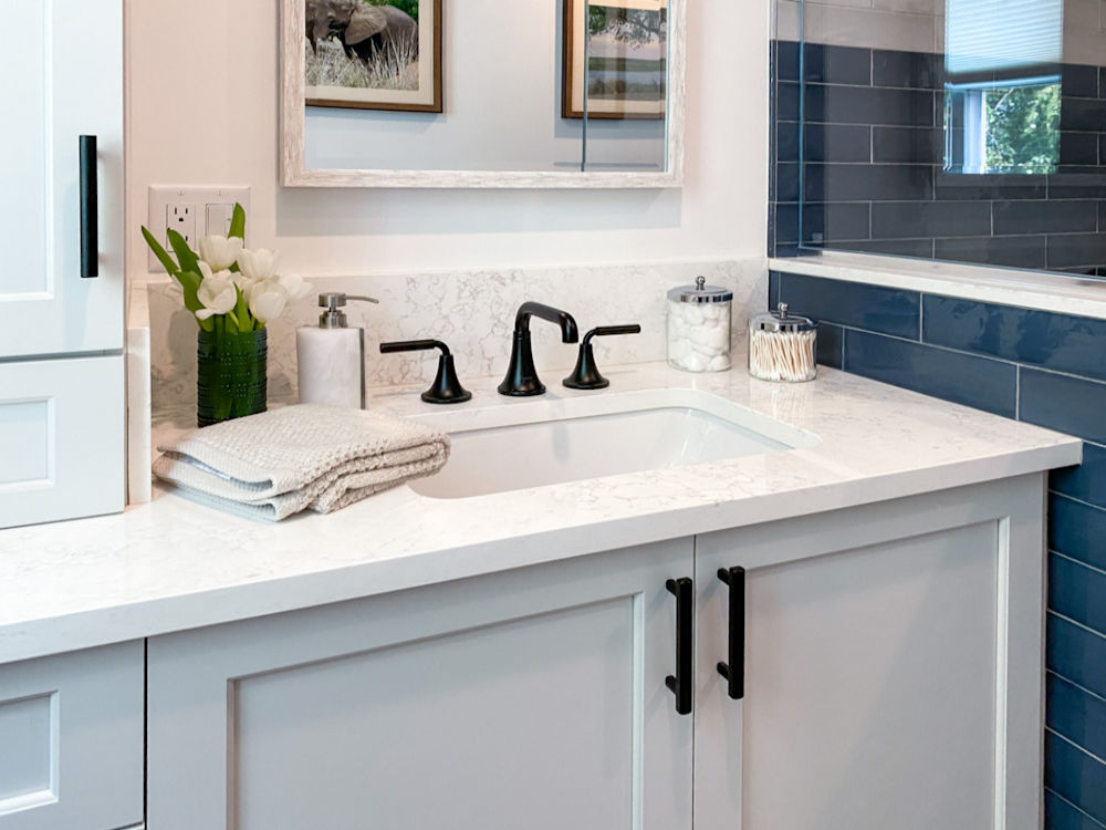 Melrose bathroom remodeling - McGuire + Co. Kitchen & Bath