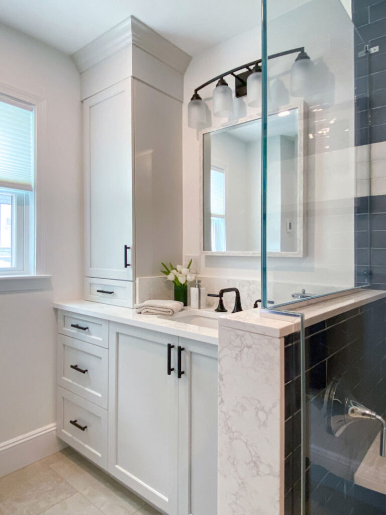 Melrose bathroom remodeling - McGuire + Co. Kitchen & Bath