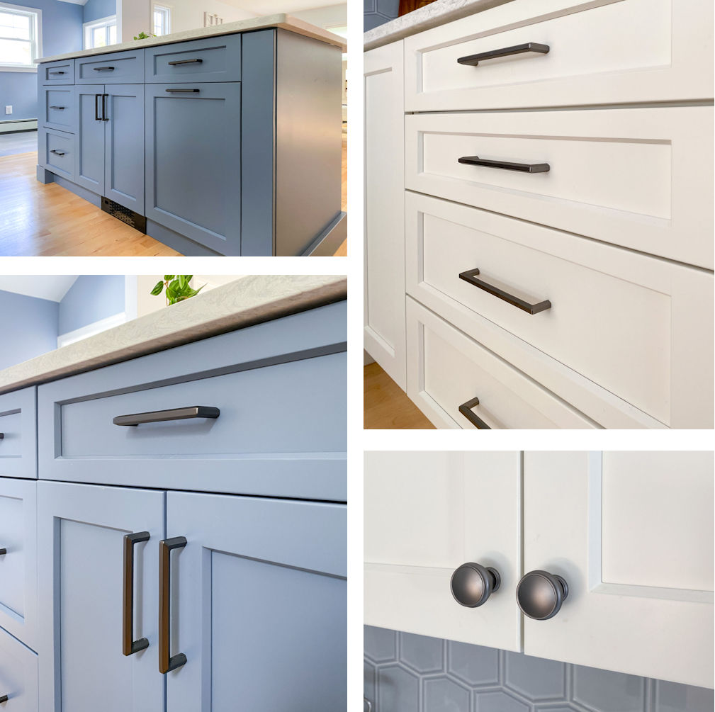 Wakefield Kitchen Remodel Cabinetry Hardware Details