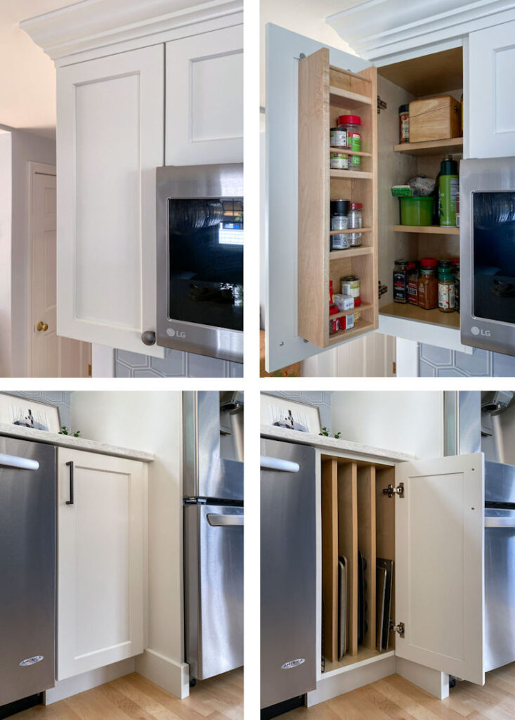 Wakefield Kitchen Remodel - Project Blue and Beyond Cabinet Organizers